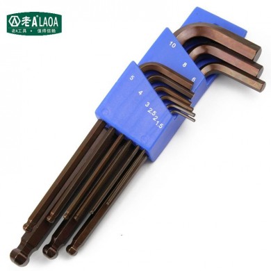 Laoa Industrial Grade S Material Pcs Prolong Magnetic Ball Hex Wrench