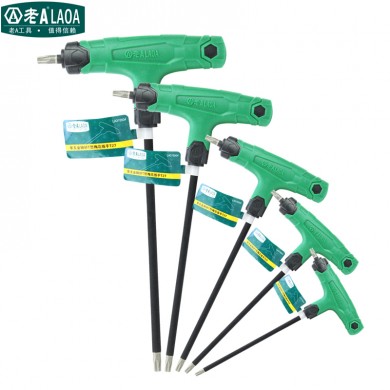 T15 Good Quality T Shape S2 SiC Corundum Hex Screwdriver Prolong Rod Six Angle Screwdrivers Hand tools set